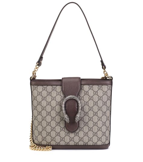 gucci bag leather brown|gucci dionysus crocodile leather.